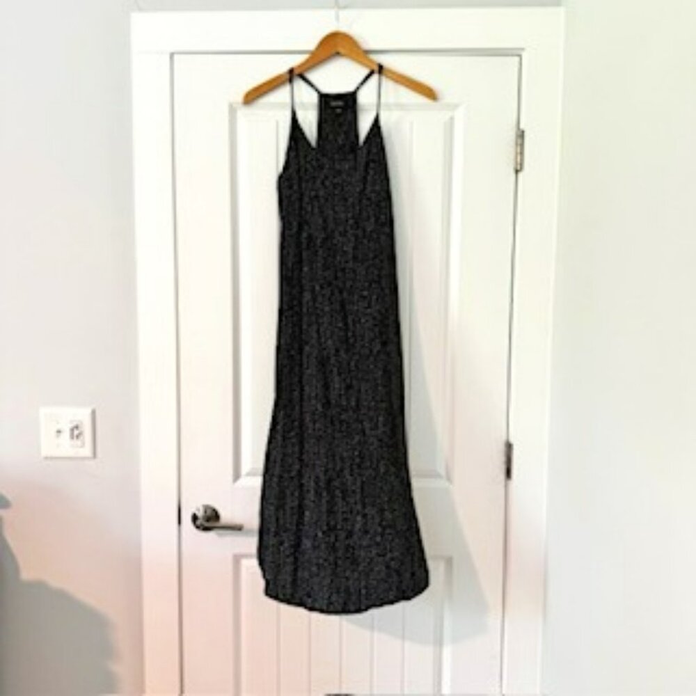 Karen Kane Black print layering dress S